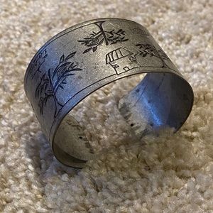 Etched Cuff bracelet